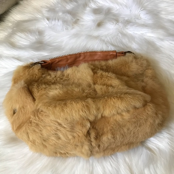 DX Touch Sheepskin with Rhinestones Hobo Bag - Picture 7 of 8